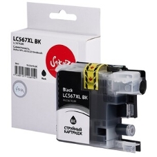 Картридж струйный Sakura LC567XLBK для Brother, черный, 28 мл., 1500 к.