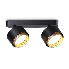 Светильник Ambrella light TN71288/2 BK/GD черный/золото GX53/2 max 12W 270*95*137