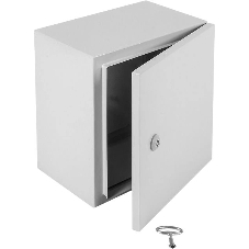 Шкаф электротехнический настенный Elbox EMW, IP66, 400х400х150 мм (ВхШхГ), дверь: металл, металл, серый
