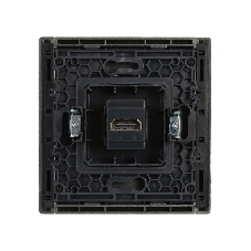 Розетка HDMI FP540 IEK FORTE&PIANO Сталь