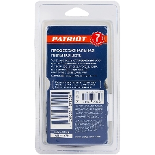Цепь PATRIOT 91LP-52E, 3/8 1.3 52 звена, чизель, PROFESSIONAL (блистер)