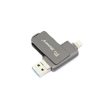 Флешка USB Dr. Memory 051, 8Gb, USB 3.0/USB Type-A, R/W 120/70, серый
