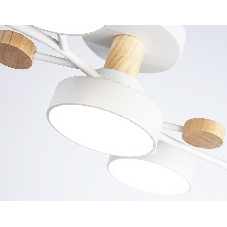 Светильник Ambrella light FL4834/5 WH белый 3000K-6400K 70W 830*400*160 (ПДУ ИК)