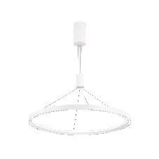 Подвесной светодиодный светильник Ambrella light FL5855 WH белый 40W 3000K/4200K/6400K D800*860 (без ПДУ)