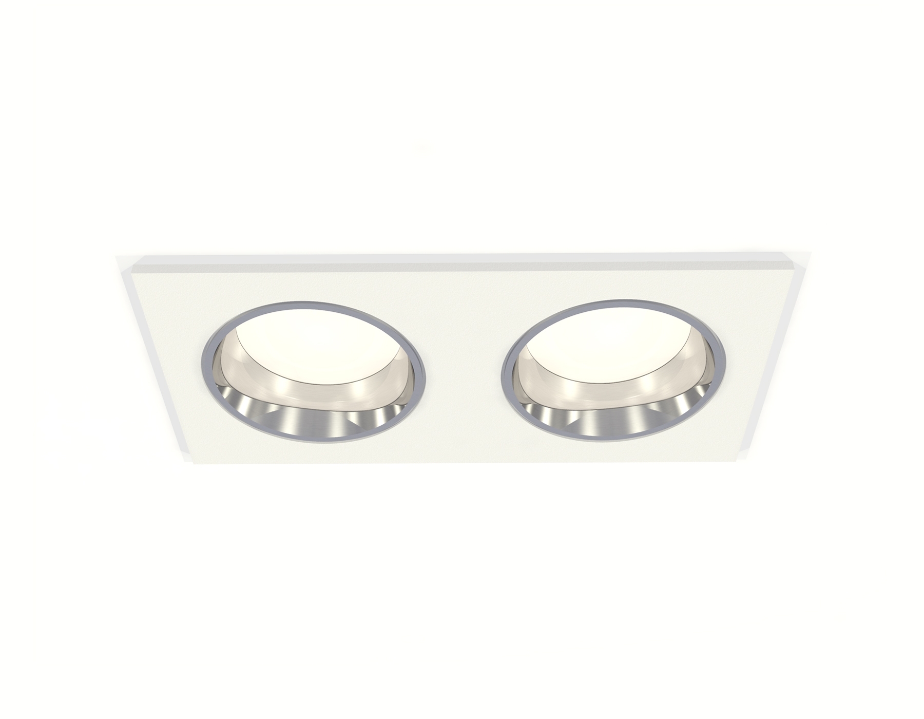 Комплект встраиваемого светильника Ambrella light XC6525003 SWH/PSL белый песок/серебро полированное MR16 GU5.3 (C6525, N6112)