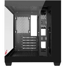 Компьютерный корпус Bloody CC-121 черный без БП mATX 7x120мм 1xUSB 2.0 1xUSB 3.0 audio