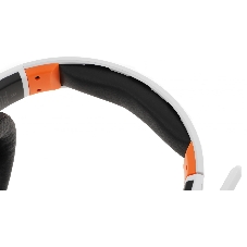 Гарнитура Oklick HS-L710G белый/чёрный, проводная, USB, подсветка