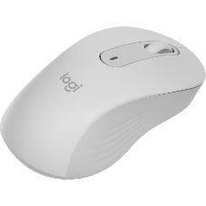 Мышь беспроводная Logitech Signature M650 L белый, 4000 dpi, радиоканал, Bluetooth, USB, кнопки - 5