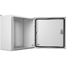 Шкаф электротехнический настенный Elbox EMW, IP66, 400х400х150 мм (ВхШхГ), дверь: металл, металл, серый