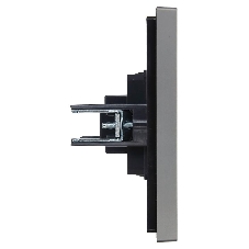 Розетка HDMI FP540 IEK FORTE&PIANO Сталь