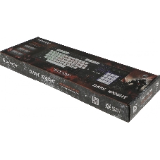 Клавиатура проводная Defender Dark Knight R GK-077, USB, черный/белый