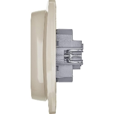 Розетка двойная с заземлением - Legrand/Daccord Inspiria - со шторками в сборе 16А 250В винтовые зажимы - слоновая кость (кратно 10)