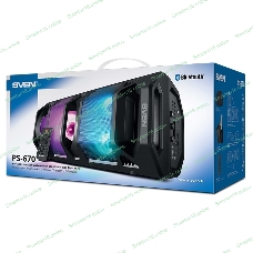 Мобильные колонки Sven PS-670 2.0 черные 2x32.5W Bluetooth