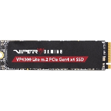 Накопитель SSD Patriot Viper VP4300 Lite, 1Tb, PCIe 4.0 x4, M.2 2280, NVMe, R/W 7400/6400, с радиатором