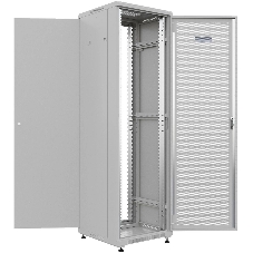 Шкаф коммутационный NTSS Премиум (NTSS-R42U6060PD) напольный 42U 600x600 мм пер. дв. перфор. металл 900 кг серый 510 мм 86 кг IP20 металл