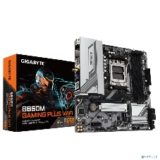 Материнская плата Gigabyte B650M GAMING PLUS WIFI, AM5, AMD B650, 4xDDR5, 4xSATA, 2xM.2, 1xPCIe 4.0 x16, 1xPCIe 3.0 x1, 2xDP, 1xHDMI, 1x2.5Gb LAN, Wi-Fi 6E, Bluetooth 5.3, 1xUSB-C 5Gbps, 5xUSB-A 5Gbps, 6xUSB-A 2.0, 3x3.5 мм, 7.1, mATX