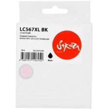 Картридж струйный Sakura LC567XLBK для Brother, черный, 28 мл., 1500 к.