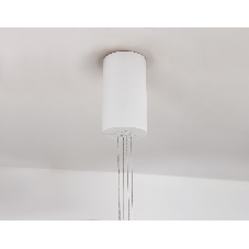 Подвесной светодиодный светильник Ambrella light FL5855 WH белый 40W 3000K/4200K/6400K D800*860 (без ПДУ)