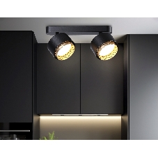 Светильник Ambrella light TN71288/2 BK/GD черный/золото GX53/2 max 12W 270*95*137