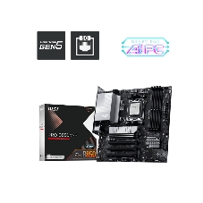 Материнская плата MSI PRO B850M-P, AM5, AMD B850, 4xDDR5, 4xSATA, 3xM.2, 1xPCIe 5.0 x16, 3xPCIe 3.0 x16, 1xHDMI, 1xDP, 1x5Gb LAN, 1xUSB-C 10Gbps, 1xUSB-A 10Gbps, 2xUSB-A 5Gbps, 4xUSB-A 2.0, 3x3.5 мм, 7.1, чёрный, mATX