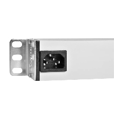 Блок розеток Rem-10 без шнура с фил. и инд., 10 IEC 60320 C13, вход IEC 60320 C14, 10A, алюм., 19