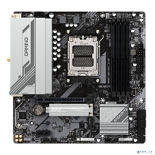 Материнская плата Gigabyte B650M GAMING PLUS WIFI, AM5, AMD B650, 4xDDR5, 4xSATA, 2xM.2, 1xPCIe 4.0 x16, 1xPCIe 3.0 x1, 2xDP, 1xHDMI, 1x2.5Gb LAN, Wi-Fi 6E, Bluetooth 5.3, 1xUSB-C 5Gbps, 5xUSB-A 5Gbps, 6xUSB-A 2.0, 3x3.5 мм, 7.1, mATX