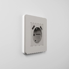 Рамка на 1 пост WERKEL Split (дымчатый/белый, soft-touch) W0013067