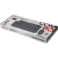 Комплект клавиатура+мышь Defender Berkeley C-925 беспроводной, USB, 1600 DPI, чёрный
