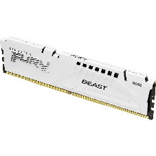 Оперативная память Kingston Fury Beast, DDR5, 16Gb (1x16GB), 6000MHz, CL30, DIMM, с радиатором, белый