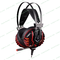 Гарнитура Bloody M615 чёрный, проводная, 3.5 мм, подсветка