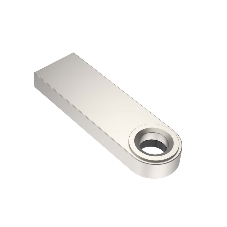 Флешка USB Netac U278 (NT03U278N-064G-20PN), 64Gb, USB 2.0, R/W 50/10, серебристый/черный