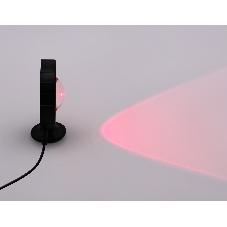 Атмосферная светодиодная настольная лампа Ambrella light DE8383 BK черный LED RGB 3W (ПДУ RGB)