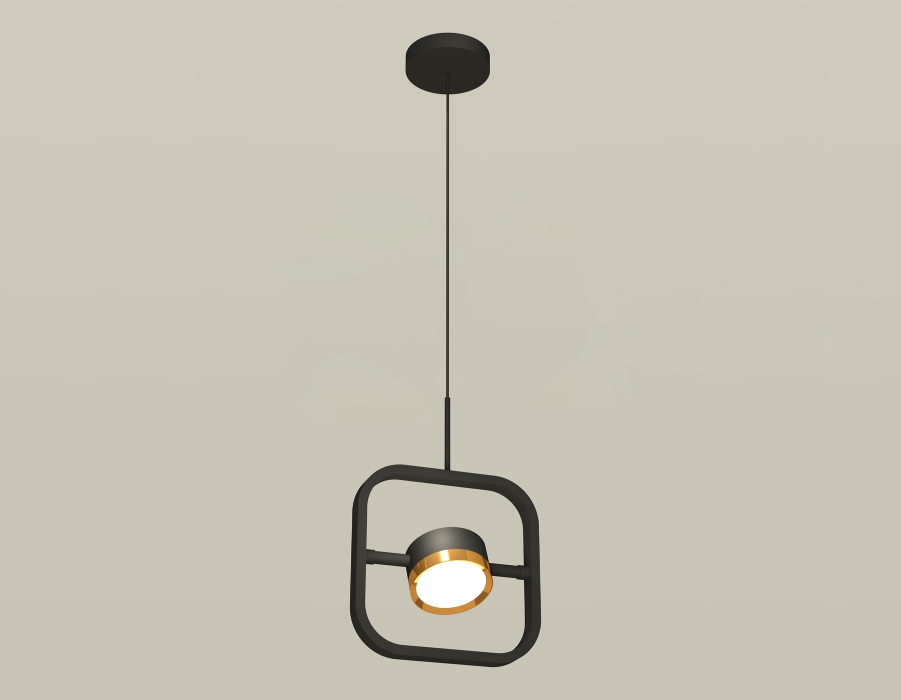 Светильник Ambrella light XB9119103 SBK/PYG черный песок/золото желтое полированное GX53 (C9119, N8124)
