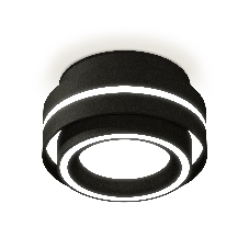 Светильник Ambrella Light XS8414003 SBK/FR черный песок/белый матовый GX53 (C8414, N8434)