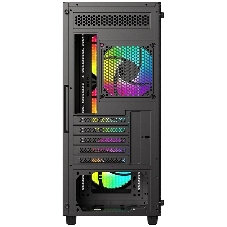 Корпус Case ID-Cooling WARE 300 ARGB Black mATX/win TG/ 4 fans/ Type C/ CPU 160mm/ GPU 320mm/ no PSU