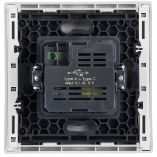 Розетка IEK FORTE&PIANO FP250 USB A+C 3,1А белый