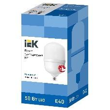 Лампа cветодиодная IEK LLE-HP-50-230-65-E40 HP 50Вт 230В 6500К E40 IEK