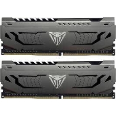 Оперативная память Patriot Viper Steel, DDR4, 64GB (2x32GB), 3200MHz, CL16, DIMM, радиатор, черный