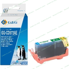 Картридж струйный G&G GG-CD972AE голубой (14.6 мл) для HP Officejet 6000/6500/6500A/7000/7500A