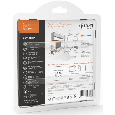 Лента светодиодная Basic Gauss 12V 4,8W/m 312lm/m 3000K IP20 LED 3m 1/100