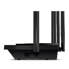 Роутер TP-Link Archer AX73 AX5400 Dual Band Wireless Gigabit Router, 1.5 GHz Tri-Core CPU, 1 GE WAN + 4 GE LAN ports, 1× USB 3.0 Port, support 1024-QAM, OFDMA, MU-MIMO, Airtime Fairness, Beamforming, 160MHz Channel Width, come with HomeShieldTM, support Russia PPTP/L2TP/PPPoE