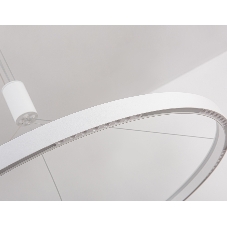 Подвесной светодиодный светильник Ambrella light FL5855 WH белый 40W 3000K/4200K/6400K D800*860 (без ПДУ)