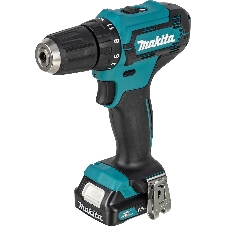 Дрель-шуруповерт Makita DF333DWYE, 12 В, 1.5 Ач, 30 Нм, щеточный