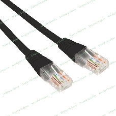 Патч-корд U/UTP Rexant cat. 6, RJ45-RJ45, неэкранированный, 26AWG, LSZH, черный, 3 м