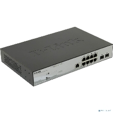 Коммутатор D-Link DGS-1210-10P/ME/B1A, 8×1 Гбит/с + 2×1 Гбит/с SFP, управляемый
