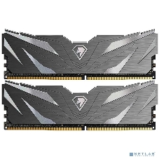 Оперативная память NETAC, DDR4, 32GB (2x16GB), 3200MHz, CL16, DIMM, с радиаторами, черный