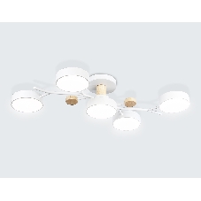 Светильник Ambrella light FL4834/5 WH белый 3000K-6400K 70W 830*400*160 (ПДУ ИК)