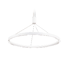 Подвесной светодиодный светильник Ambrella light FL5855 WH белый 40W 3000K/4200K/6400K D800*860 (без ПДУ)