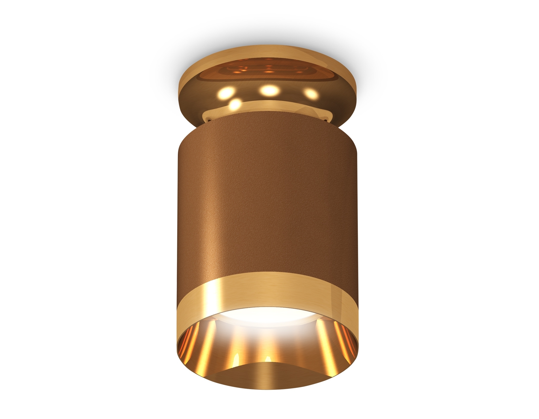 Светильник Ambrella Light XS6304130 SCF/PYG кофе песок/золото желтое полированное MR16 GU5.3 (N6905, C6304, N6134)