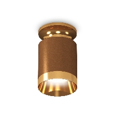 Светильник Ambrella Light XS6304130 SCF/PYG кофе песок/золото желтое полированное MR16 GU5.3 (N6905, C6304, N6134)
